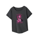 Maxbell Maxbell Women's T Shirt Summer Ladies Crew Neck Shirt for Traveling Vacation Holiday L