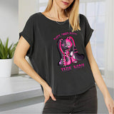 Maxbell Maxbell Women's T Shirt Summer Ladies Crew Neck Shirt for Traveling Vacation Holiday L