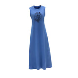 Maxbell Maxbell Women's Long Summer Dress Spring Costume A Line Dress for Travel Trip Office XL