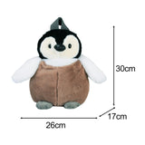 Maxbell Penguin Backpack Stuffed Penguin Doll Bag Travel Bag Fashion Soft for Women
