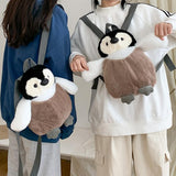 Maxbell Penguin Backpack Stuffed Penguin Doll Bag Travel Bag Fashion Soft for Women