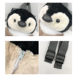 Maxbell Penguin Backpack Stuffed Penguin Doll Bag Travel Bag Fashion Soft for Women