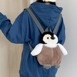 Maxbell Penguin Backpack Stuffed Penguin Doll Bag Travel Bag Fashion Soft for Women