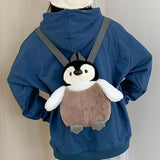 Maxbell Penguin Backpack Stuffed Penguin Doll Bag Travel Bag Fashion Soft for Women