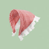 Maxbell Maxbell Triangle Scarf Headband Hair Accessory Hair Scarf for Festival Party Costume Red