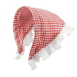 Maxbell Maxbell Triangle Scarf Headband Hair Accessory Hair Scarf for Festival Party Costume Red