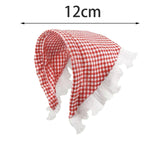 Maxbell Maxbell Triangle Scarf Headband Hair Accessory Hair Scarf for Festival Party Costume Red