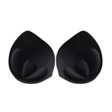 Maxbell 2xWomen Bra Pads Inserts Cotton Padding Inserts for Swimwear Daily Wear Bikini Black M
