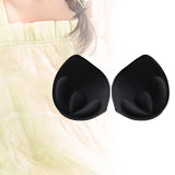 Maxbell 2xWomen Bra Pads Inserts Cotton Padding Inserts for Swimwear Daily Wear Bikini Black M