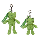 Maxbell Maxbell Frog Plush Toy Keychain Purse Bag Accessories Keyring for Family Kids Lovers 7.5cmx12cmx19cm