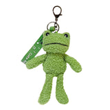 Maxbell Maxbell Frog Plush Toy Keychain Purse Bag Accessories Keyring for Family Kids Lovers 7.5cmx12cmx19cm