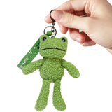 Maxbell Maxbell Frog Plush Toy Keychain Purse Bag Accessories Keyring for Family Kids Lovers 7.5cmx12cmx19cm