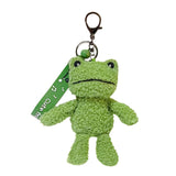 Maxbell Maxbell Frog Plush Toy Keychain Purse Bag Accessories Keyring for Family Kids Lovers 9cmx4cmx12cm