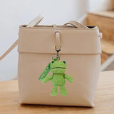 Maxbell Maxbell Frog Plush Toy Keychain Purse Bag Accessories Keyring for Family Kids Lovers 9cmx4cmx12cm