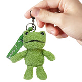 Maxbell Maxbell Frog Plush Toy Keychain Purse Bag Accessories Keyring for Family Kids Lovers 9cmx4cmx12cm