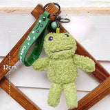 Maxbell Maxbell Frog Plush Toy Keychain Purse Bag Accessories Keyring for Family Kids Lovers 9cmx4cmx12cm