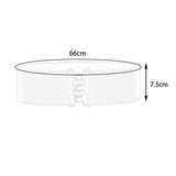 Maxbell Maxbell Women Elastic Waist Belt Trendy Portable Female Casual Cinch Belt Dress Belt Red