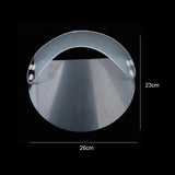 Maxbell 2xRaincoat Hat Lightweight Removable Reusable Headwear Raincoat Face Protector White