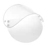 Maxbell 2xRaincoat Hat Lightweight Removable Reusable Headwear Raincoat Face Protector White