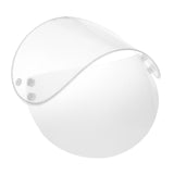 Maxbell 2xRaincoat Hat Lightweight Removable Reusable Headwear Raincoat Face Protector White