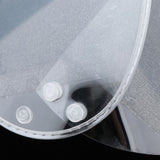 Maxbell 2xRaincoat Hat Lightweight Removable Reusable Headwear Raincoat Face Protector White