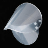 Maxbell 2xRaincoat Hat Lightweight Removable Reusable Headwear Raincoat Face Protector White