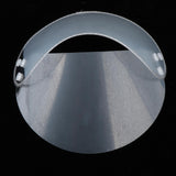 Maxbell 2xRaincoat Hat Lightweight Removable Reusable Headwear Raincoat Face Protector White