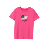 Maxbell Maxbell Women's T Shirt Summer Outfits Clothing Summer Tops for Trip Street Vacation M Rose Pink