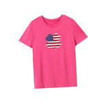 Maxbell Maxbell Women's T Shirt Summer Outfits Clothing Summer Tops for Trip Street Vacation M Rose Pink