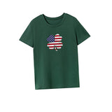 Maxbell Maxbell Women's T Shirt Summer Outfits Clothing Summer Tops for Trip Street Vacation L Green