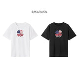 Maxbell Maxbell Womens T Shirt Summer Breathable Streetwear Basic Tee for Sports Street Trip S White