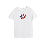 Maxbell Maxbell Women's T Shirt Summer Casual Crewneck Shirt for Walking Daily Wear Vacation XXL White