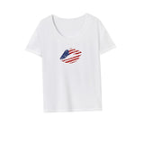 Maxbell Maxbell Womens T Shirt Summer Stylish Soft Crewneck Shirt for Commuting Beach Travel XXL White