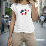 Maxbell Maxbell Women's T Shirt Summer Stylish Simple Crewneck Tee for Traveling Trip Hiking M