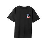 Maxbell Maxbell T Shirt for Women Summer Outfits Casual Basic Tee for Shopping Holiday Beach L Black