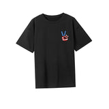 Maxbell Maxbell T Shirt for Women Summer Outfits Casual Basic Tee for Shopping Holiday Beach L Black