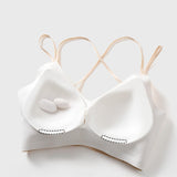 Maxbell Maxbell Women Bra Push up Bra Underwear T Shirt Bra No Underwire Bra Comfortable Bra M Blue