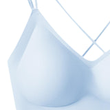 Maxbell Maxbell Women Bra Push up Bra Underwear T Shirt Bra No Underwire Bra Comfortable Bra M Blue