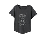 Maxbell Maxbell Women's T Shirt Summer Ladies Short Sleeve Top for Walking Traveling Camping S