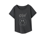 Maxbell Maxbell Women's T Shirt Summer Ladies Short Sleeve Top for Walking Traveling Camping S