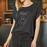 Maxbell Maxbell Women's T Shirt Summer Ladies Short Sleeve Top for Walking Traveling Camping S