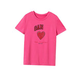 Maxbell Maxbell T Shirt for Women Summer Soft Outfits Summer Tops for Commuting Sports Beach L Rose Pink