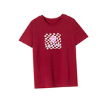 Maxbell Maxbell Womens T Shirt Summer Stylish Casual Crew Neck Shirt for Holiday Travel Trip S Red
