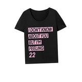 Maxbell Maxbell Womens T Shirt Summer Casual Soft Crew Neck Shirt for Travel Camping Walking XL Black