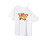 Maxbell Maxbell T Shirt for Women Summer Outfits Crewneck Tee for Shopping Daily Wear Travel M