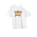 Maxbell Maxbell T Shirt for Women Summer Outfits Crewneck Tee for Shopping Daily Wear Travel M