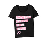 Maxbell Maxbell T Shirt for Women Summer Neck Tee for Backpacking Street Office L Black