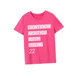 Maxbell Maxbell T Shirt for Women Summer Neck Shirt for Sports Traveling Street L Rose Pink