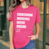 Maxbell T Shirt for Women Summer Neck Shirt for Sports Traveling Street XL Rose Pink