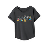 Maxbell Maxbell Women's T Shirt Summer Casual Short Sleeve Top for Backpacking Office Hiking XL